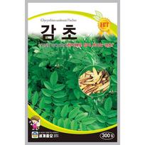 Seedling Planting Dad 1 pcs of 300 licorice seeds, widely used as a medicinal herb black