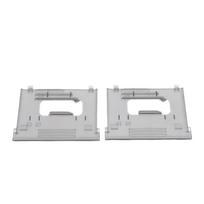 2PCS Bobbin Cover Plates Transparent Plastic Slide Plate Assembly Replacement for BB370 BM2800 BM2800CT BM2800FG gray