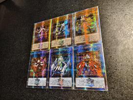 Yu-gi-oh! 6 vnt./rinkinys Maliss  Pasidaryk pats Kortelių rinkimo kortelės Tiulio Blizgus Anime Žaislas Dovanų vežimėlis Spalvingas Blizgus brown