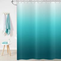 Vanduo Vandenynas Abstrakcija Mėlynai Žalias Gradiento Dušo Užuolaida 90X 180cm, Moderni Vandeniui Atspari Plaunama Dušo Užuolaida W60H190(CM)-1 Pcs blue