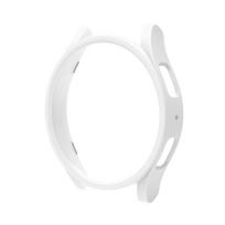 Case for Samsung Galaxy Watch 4/5/5Pro/6 40mm 44mm 45mm Matte Cover Protective Hollow Bumper Shell for Watch 6 Classic 43MM 47MM Watch 6 Classic 47MM balta