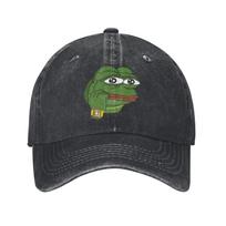 Baseball Cap Pepe The Frog Summer Streetwear Trucker Hat  UnisexTeens Custom DIY Outdoor Sport Dropshipping Baseball Caps One Size gray