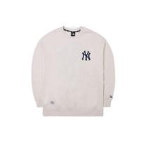 New Era MLB Crew Neck Pullover Casual American Sweatshirt Unisex sweatshirt Light-Brown 13781153 M white