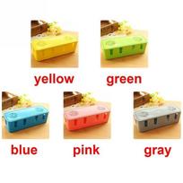 Power Cord Socket Received Case Cable Manager Organizer Heat Release Hole Box Dustproof pilka