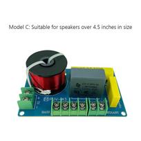 200W 3 Way HiFi Speaker Frequency Dividers Treble/Alto/Bass Audio Crossover Filter Circuit Board Home Theate DIY Speakers FilterGood product 1 PCS gray