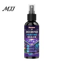 Easy Spray Adhesive for Artworks Diamond Painting Art Sealer Spray, Quick Drying Protective Mounting Sealant, Film DIY Clear Glossy Coating Crafts And 100ML blue