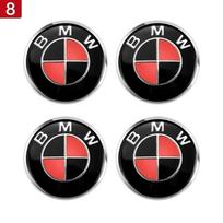4 VNT. 56MM 60MM 65MM Automobilio Ratlankio Gaubtelio Lipdukas Ratlankio Centre Dangtelio Decal Apdaila Automobilio Modifikavimo Aksesuaras BMW M Emblemai Ženkleliui 56mm