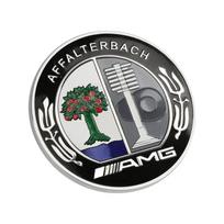 1 vnt. 57 mm automobilio priekinio variklio dangčio emblema Ženklelis Variklio dangtis Automobilio priedai Mercedes Benz W204 W124 X253 W166 W212 W220 W205 GLA CLA AMG