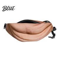 Lengvas Juosmens Krepšys Šventėms Alaus Pilvuko Fanny Pack Juokingas Plaukuotas Krepšys Realistiškas 3D Didelis Krepšys Pilvas Tėvo Kūnas Pokštas Dovana Vyrams Vyrui Praktiška Sandėliavimo C