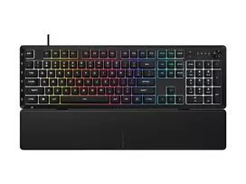 CORSAIR SKIFF 100 PLUS Wired RGB Membrane Gaming Keyboard, 10-Zoned RGB LED