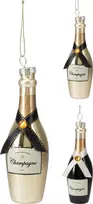Eglutės žaisliukas Bottle, aukso/juodas