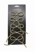 Eglutės žaisliukas Beads Bow, šampano, polietilenas, 5 vnt.