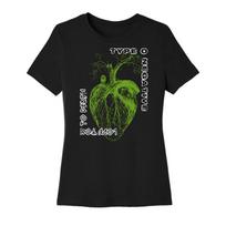 O tipo Neigiamas Juostos  Amerikietiškas Gotikinis Metalas Tamsus Rokas Retro Trumpomis Rankovėmis Unisex marškinėliai L gray