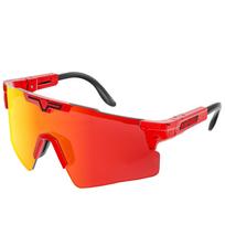 KAPVOE Polarized Cycling Sunglasses Men MBT Cycling Glasses UV400 Outdoor Sports Bicycle Glasses Women Road Bike Glasses 1lens-no box red