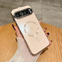 For Google Pixel 11 10 10A 9 9A 8 8A 7 7A Pro XL Case For MagSafe Magnetic Wireless Charging Lens Protection PC Shockproof Cover Google Pixel 7 Pro auksas