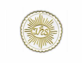 Patchion Host IHS - gold - Magnetic Backing - Embroidered Patch/Badge/Emblem