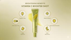 EGNORE Vitamin C Booster Shot, 5% Dual Vitamin C + Glutathione Serum for Dark Spot Care, Hydrating Daily Facial Moisturizer for Dull & Uneven Skin white