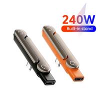 Xiaomi 2 In 1 USB C To Type C Bracket Adapter 5A 240W Fast Charging Data Holder Converter Type C To C For Samsung For Huawei For iPhone USB Type-C