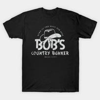 Bob's Country Bunker Retro Movie Vintage Cotton Graphic T-shirt M white
