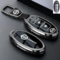 Car Shell For Nissan X-trail T33 Qashqai J12 Teana Altima Ariya 2022 2023 Key Case Cover Holder Keychain black