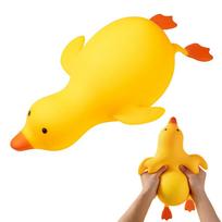 Squishy Antistress Duck Fidgets Toys Cute Goose Animals Vent Toys For Kids Adults Decompression Stretch Toys Friends Best Gift yellow