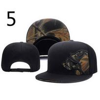 snapback Skrybėlė vyrų beisbolo kepuraitė moterų medvilninė sportinė hip hop kepuraitė 5 black