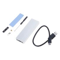 Universals M.2 SATAs/NVMe SSDs External Enclosure Type C Interfaces for Instants Data Backups and Stable Performances sidabras