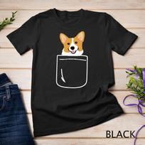 Corgi In Pocket Funny Corgi Crazy Dog Lover Gift Unisex T-shirt XL white