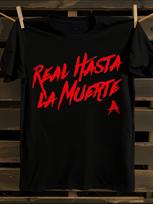 Anuel AA Real Hasta La Muerte T-shirt L red