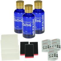 10H Ceramic Coating Polishing Wax Super Hydrophobic Paint Care Durability Anti-Corrosion Plated Crystal Car Liquid Glass Coating 3 set blue