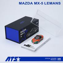 ATS 1/64 scale MAZDA MX-5 - LEMANS cast alloy automotive model, for boys' toys, adult collection and decorative display items. black