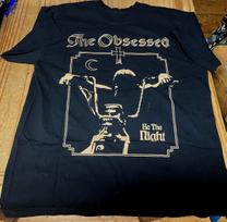 The Obsessed Band Būk Naktis Unisex Marškinėliai Medvilniniai Suaugusiems Visų Dydžių XL black