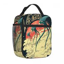 Bestselling War Of The Worlds Large Capacity Small Lunch Bag Shift Work Lunch Tote One Size beige