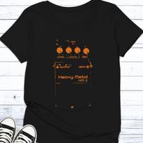 Heavy Metal Distortion Pedal T-Shirt 150 brown