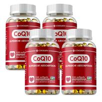 CoQ10 400mg Softgels with Omega-3 & PQQ 120 Count — Antioxidant Support, Daily Wellness, Nutritional Support 120*4