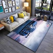 Forza Horizon 4 Sports Car Design Rug Non-slip rug suitable for living room and bedroom sofas. 40x60cm( 15x23in ) gray