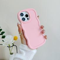 Applicable To Redmi Redmi 14C Macaron Mobile Phone Case Tpu Wavy Pattern Redmi K70 Paintable Mobile Phone Case Xiaomi 13 LITE/civi2 rožinė