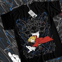 Shinobu Kocho T-Shirt Demon Slayer Kimetsu No Yaiba Design Anime Soft Tee Cotton 4XL black
