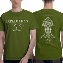 Vintage T Shirt Clair Obscur Expedition 33 The Paintress T Shirts Fashion Tshirt for Men Summer Y2K Fun Casual Short Sleeve Tees 4XL gray