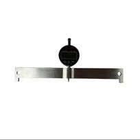 Digital Guitar Fretboard Curvature Ruler - Bakelite Fingerboard Leveling and Calibration Tool for Luthiers ABS Plastic black
