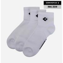 Converse Basic Mid Socks Sports Ankle Socks White Uc0570 001 M gray