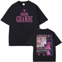 Pop dainininkė Ariana Grande Triušis Pavojinga Moteris 2026 M. Turas Koncertas Grafinis Marškinėlis Unisex Harajuku Stilius Per dydį Populiariausias L gray