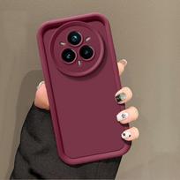 Skirta Realme 14 Pro Plus dėklas Realme 14 Pro telefono dėklas Realme14 Pro + Dangtelis Apsauga nuo kritimo Prabangus Saldaininis Matinis Minkštas Dangtelis realme 14 Pro gray