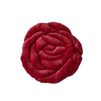Rose Shaped Chair Cushion Tatami Sofa Cushion Thickened Quilted Seat Cushion Soft Non-slip Particle Chair Mat Floor Home Decor 45 cm-17.72 in raudona