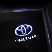 2 vnt. LED automobilio durų projektoriaus lemputės Lazerinės pasveikinimo mandagumo lemputės Dekoravimo priedai Toyota Avalon Mirai Avensis Prado Hilux