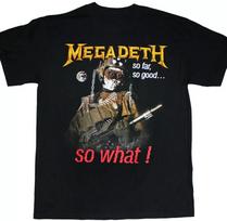 Megadeth So Far,So Good,So What 1988 T Shirt Full Size S-5XL XS gray