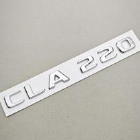 3D ABS Automobilio raidės Logotipas CLA200 CLA220 CLA260 Ženklelis Galinės bagažinės Emblemėlė Lipdukas Mercedes Benz CLA Klasės C117 X117 X118 Priedams MJ7 white