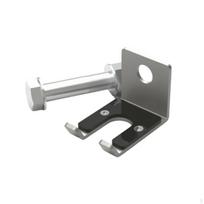 Wall Barbell Storage Rack Compact Gym Equipment Safeguarding for Athletes 1-hole Rack gray