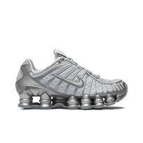 Nike Womens Shox TL 'Chrome' (women's sizes) Pure Platinum / Chrome Casual Shoes AR3566 003 41.0 gray