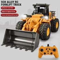 Rc Truck Children Alloy Remote Control Car Toys for Boys Radio Control Excavator Dump Truck Bulldozer Electric Car Gifts with Lighting Sound Effects C